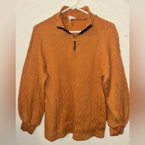 Women’s Sweater with Qtr-Zip